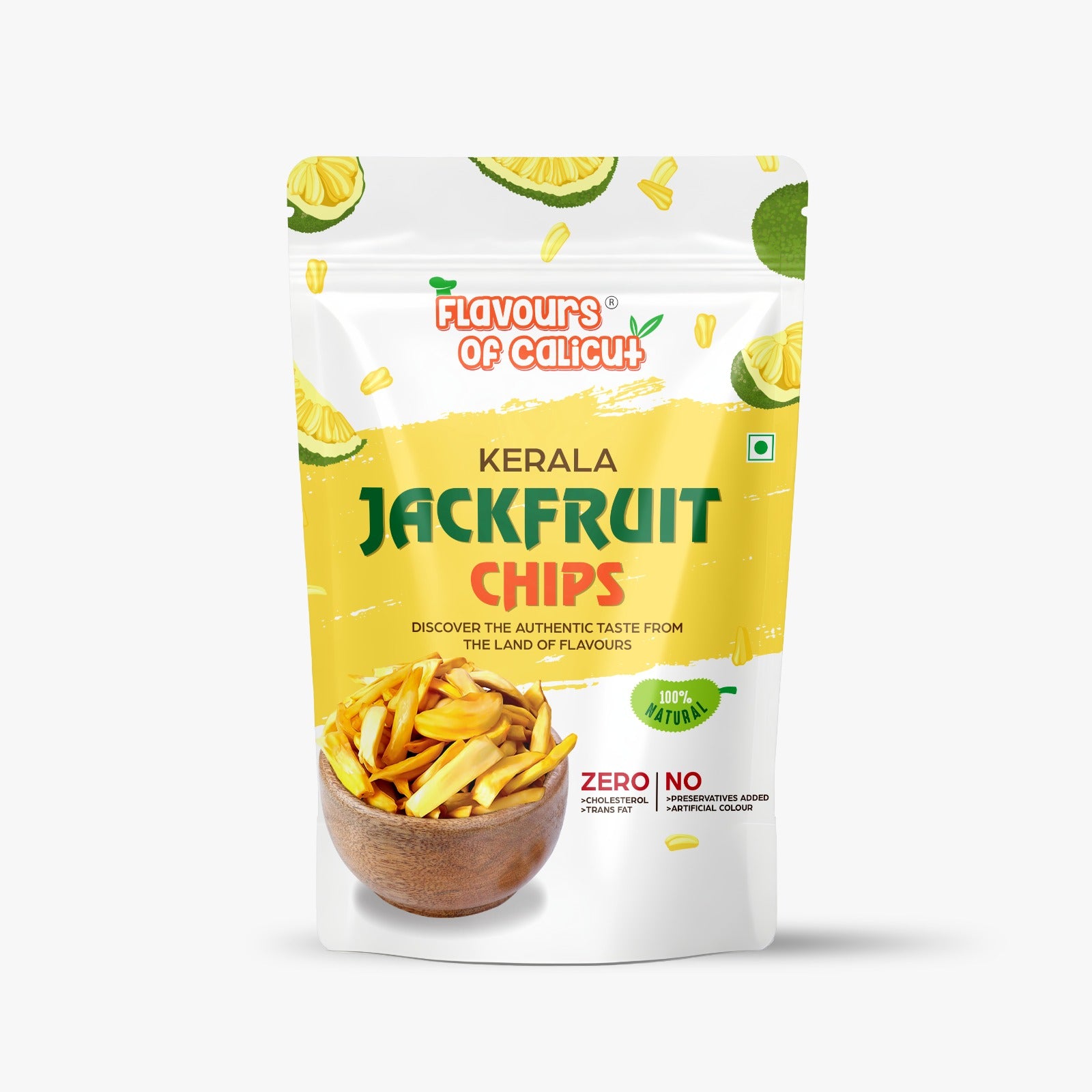 Flavours of Calicut Jackfruit (chakka) Chips Pack of 3 (3x 150g)